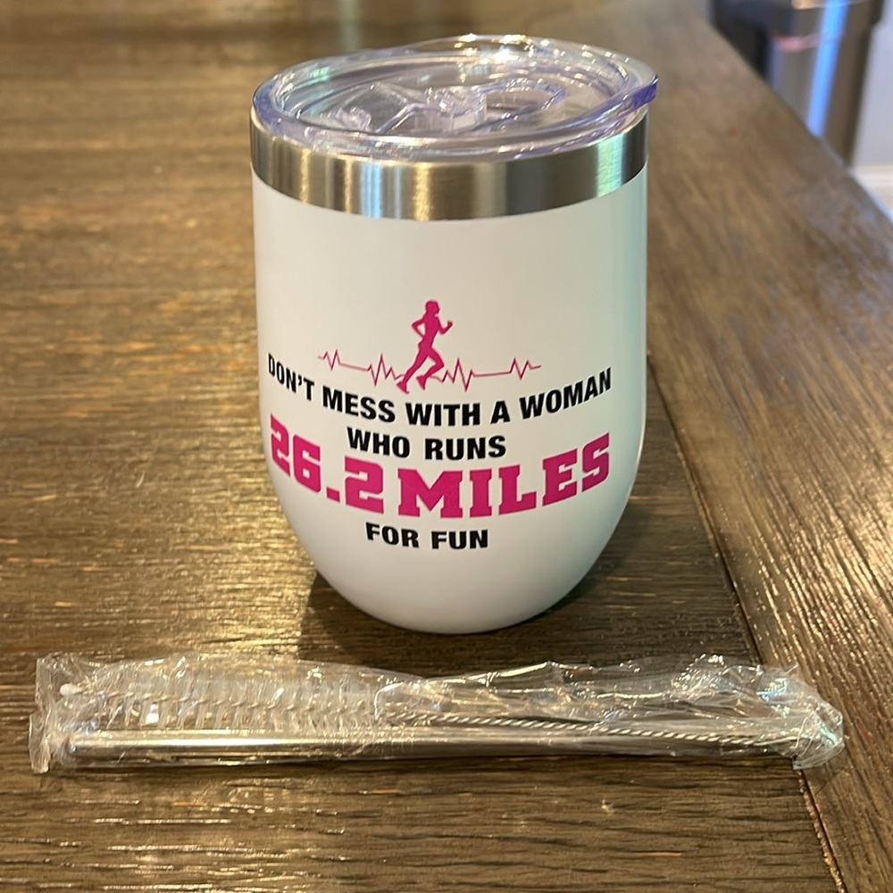 Marathon Runner Stainless Tumbler-New